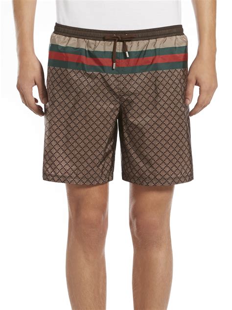 gucci men swim trunk|Gucci swim trunks cheap.